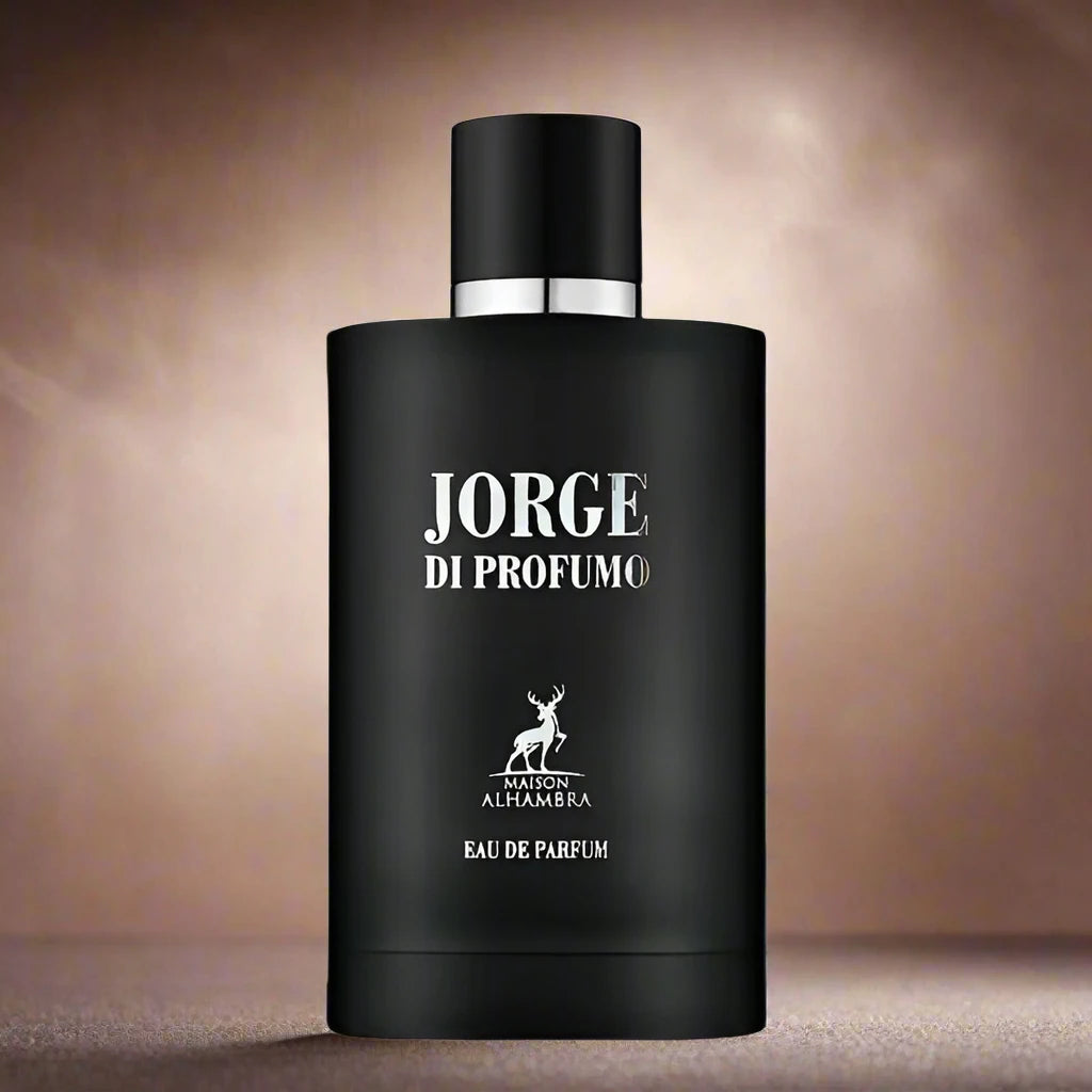 Jorge Di Profumo Perfume 100ml EDP by Maison Alhambra – A captivating fragrance with a perfect balance of fresh, woody, and floral notes.