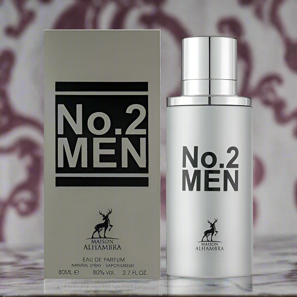 No. 2 Men Perfume 80ml EDP by Maison Alhambra, a refined and modern fragrance for men.