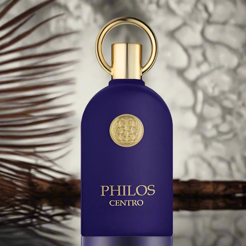 Philos Centro Perfume 100ml EDP by Maison Alhambra – A sophisticated fragrance, blending deep, aromatic notes for an unforgettable scent experience.