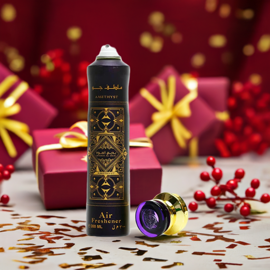Badee al Oud Amethyst Air Freshener 300ml Lattafa - x12