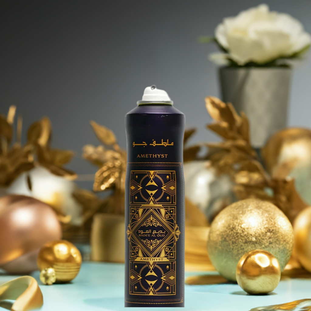 Badee al Oud Amethyst Air Freshener 300ml Lattafa - x12