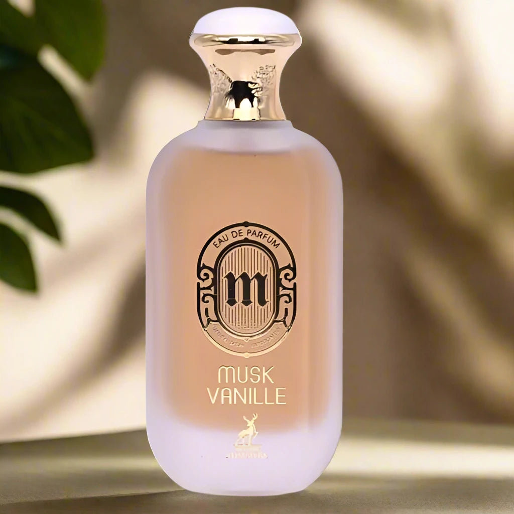 Musk Vanille Perfume 100ml EDP by Maison Alhambra - Warm and sensual fragrance with elegant packaging.