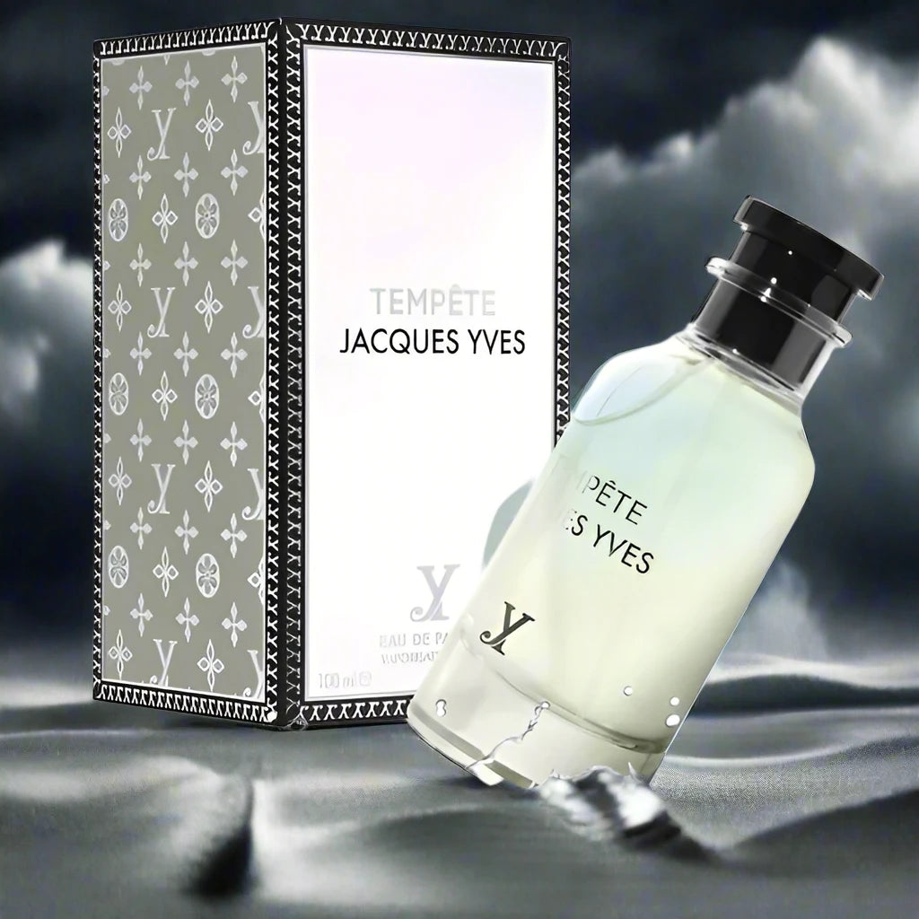 Tempete Jacques Yves Perfume – 100ml EDP by Fragrance World – A bold and elegant fragrance, blending aromatic and woody notes for a lasting impression.