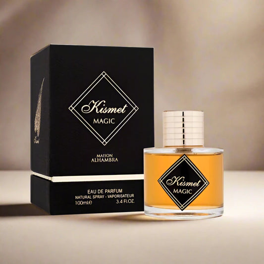 Maison Alhambra Kismet Magic Perfume 100ml EDP - Stylish design, coming soon announcement.