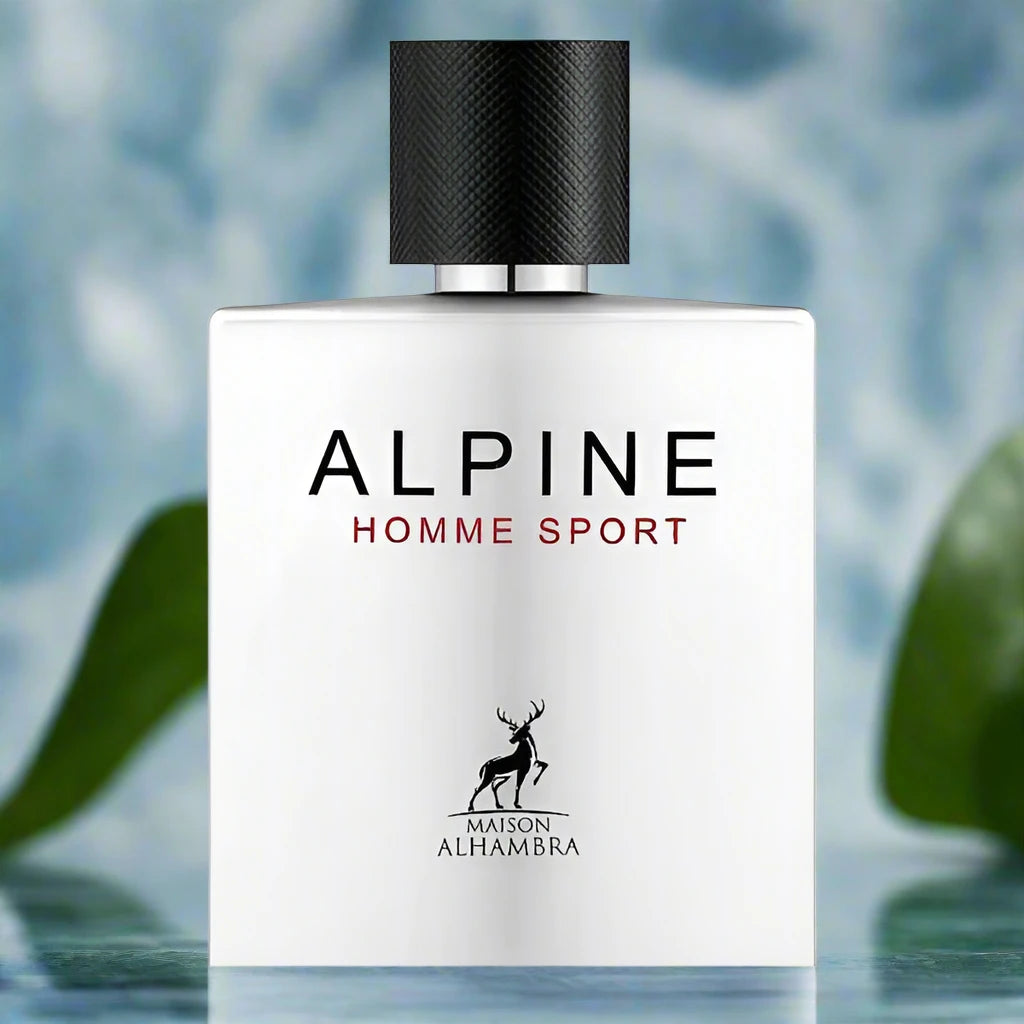 Alpine Homme Sport Perfume 100ml EDP by Maison Alhambra - Fresh and dynamic fragrance in sleek packaging.