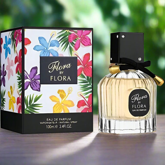 Flora by Flora Perfume 100ml EDP by Fragrance World - A floral and fresh fragrance experience.