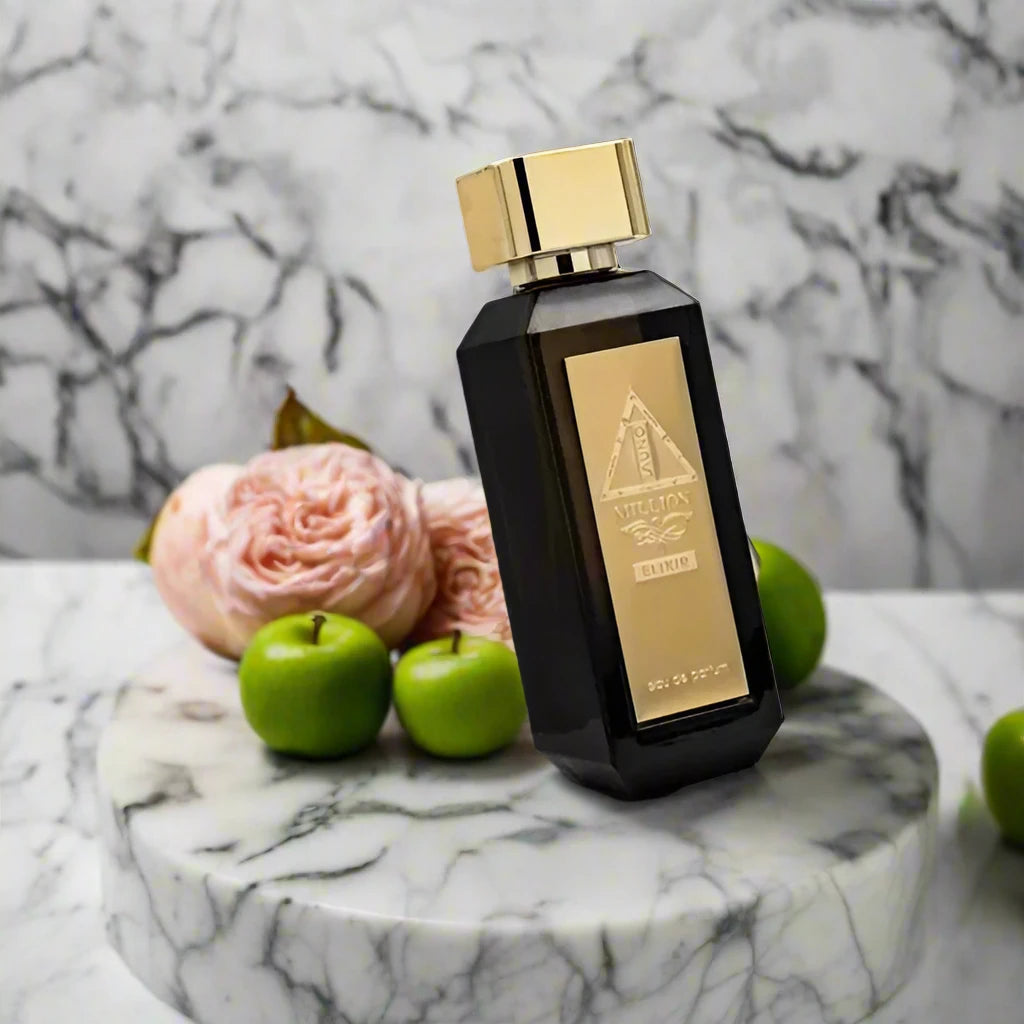 100ml La Uno Million Elixir EDP by Fragrance World, featuring fruity and floral notes for men.