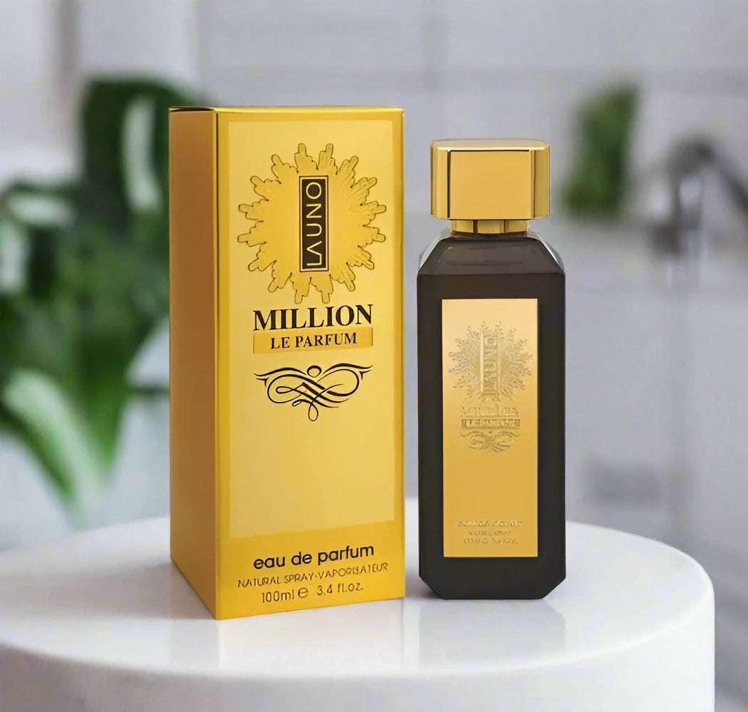 100ml La Uno Million Le Parfum EDP by Fragrance World, featuring fresh and spicy notes.