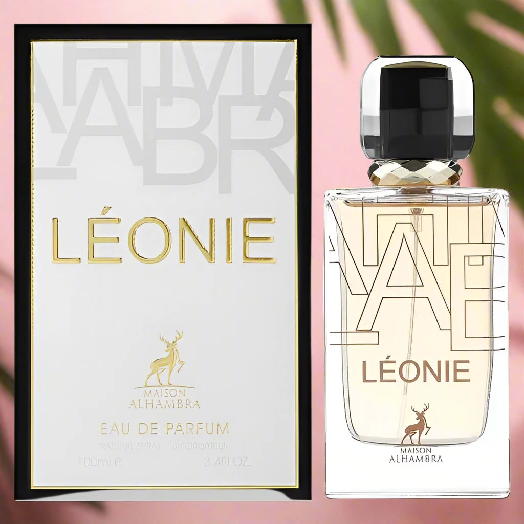 Leonie Perfume 100ml EDP by Maison Alhambra - Elegant and captivating fragrance in luxurious packaging.