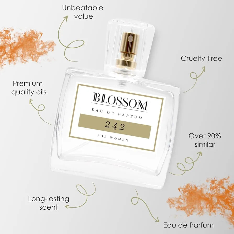 Blossom 242 Inspired by Si, Alternative Perfume, Eau De Parfum, Cruelty-Free, Fragrance for Women (100ml)