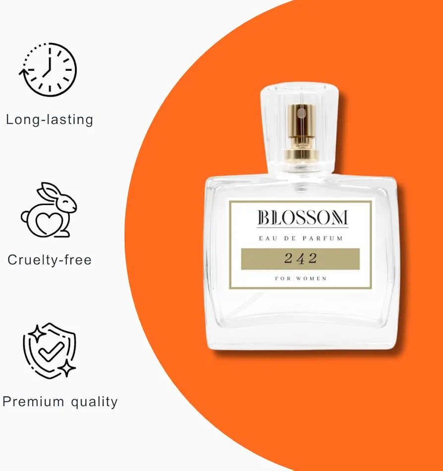 Blossom 242 Inspired by Si, Alternative Perfume, Eau De Parfum, Cruelty-Free, Fragrance for Women (100ml)