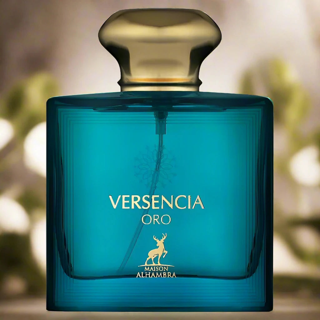Versencia Oro 100ml EDP by Maison Alhambra - Refined fragrance with an exquisite golden bottle.